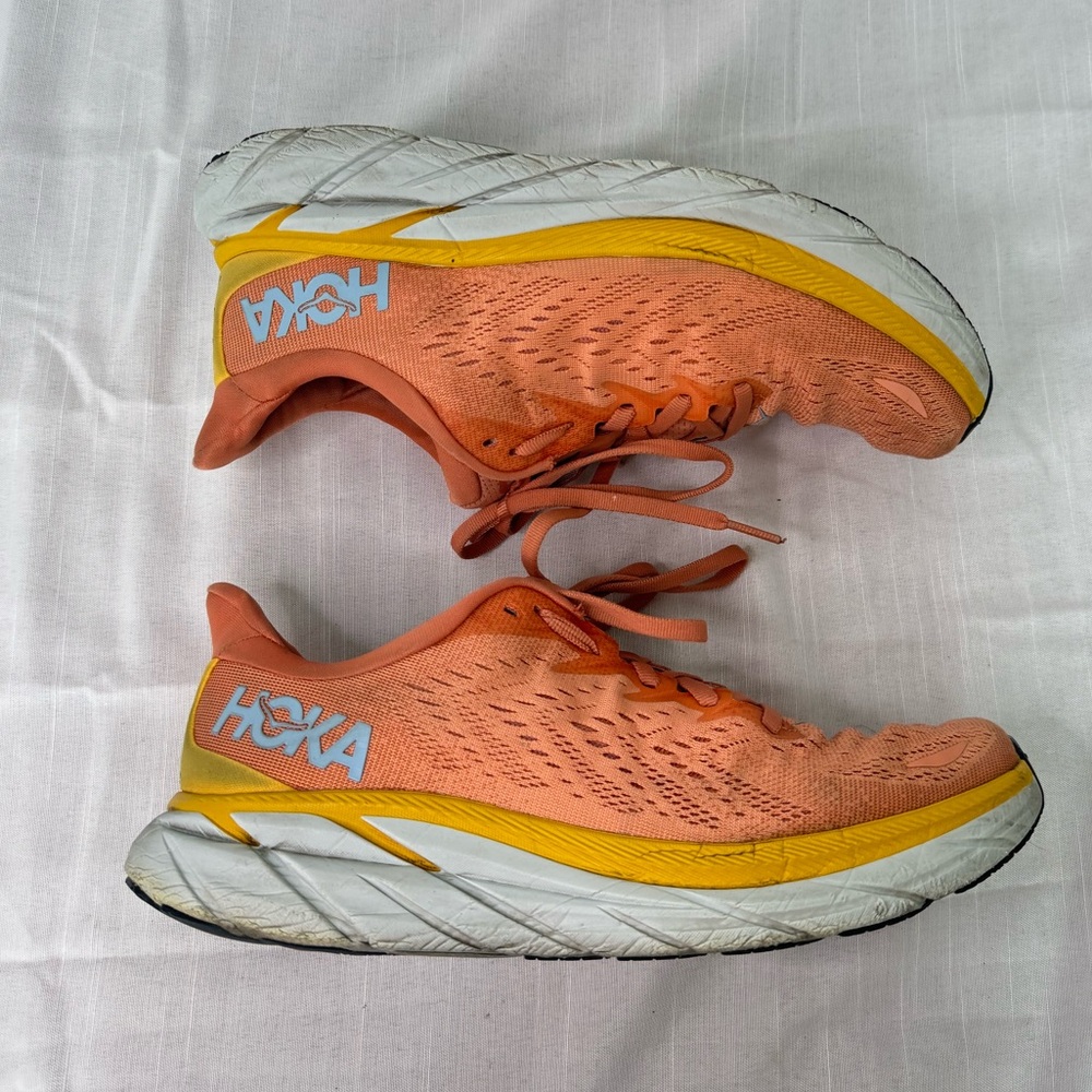 Hoka Women's Orange Running Shoes Size 9.5B